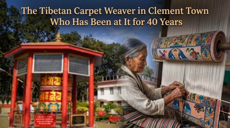 The Tibetan Carpet Weaver in Clement Town Who Has Been at It for 40 Years