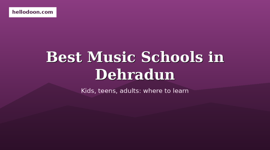 10 Best Music Schools in Dehradun for Kids, Teens and Adults
