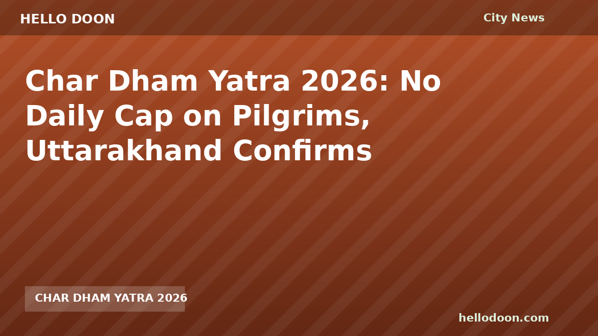 Char Dham Yatra 2026 pilgrims walking towards Kedarnath with snow peaks behind