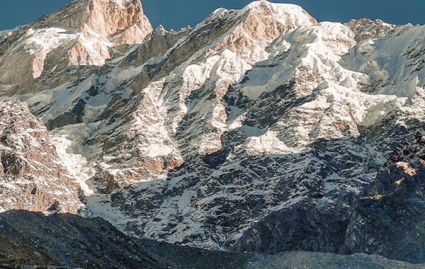 Kedarnath temple near rocky mountains Uttarakhand pilgrimage