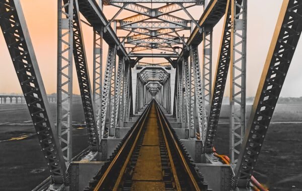 Railway bridge at dawn Uttarakhand infrastructure upgrade 2026