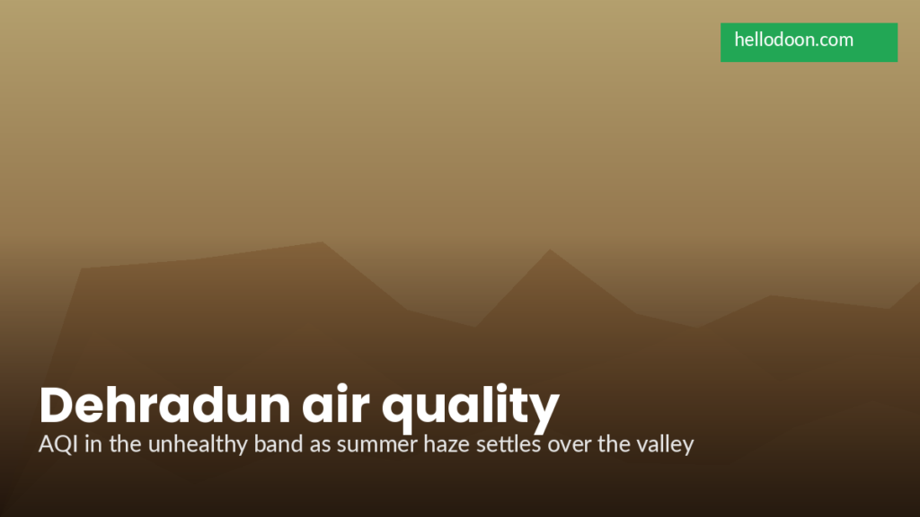 Dehradun Air Quality Hits Unhealthy Range as AQI Climbs Past 180 This Week