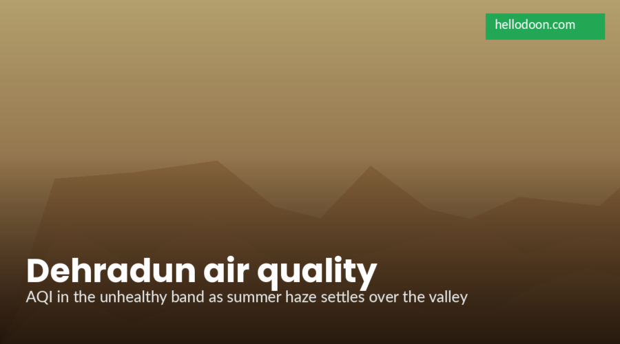 Dehradun Air Quality Hits Unhealthy Range as AQI Climbs Past 180 This Week
