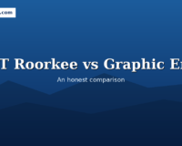 IIT Roorkee vs. Graphic Era University: An Honest Comparison