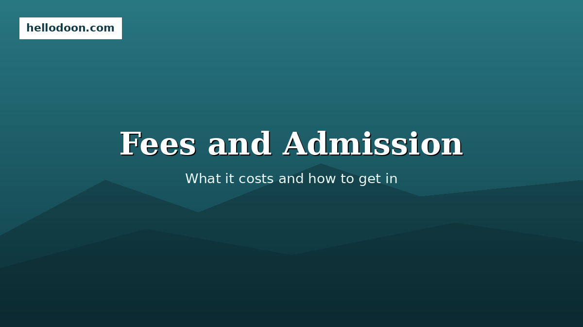 IIT Roorkee vs Graphic Era fees and admission process